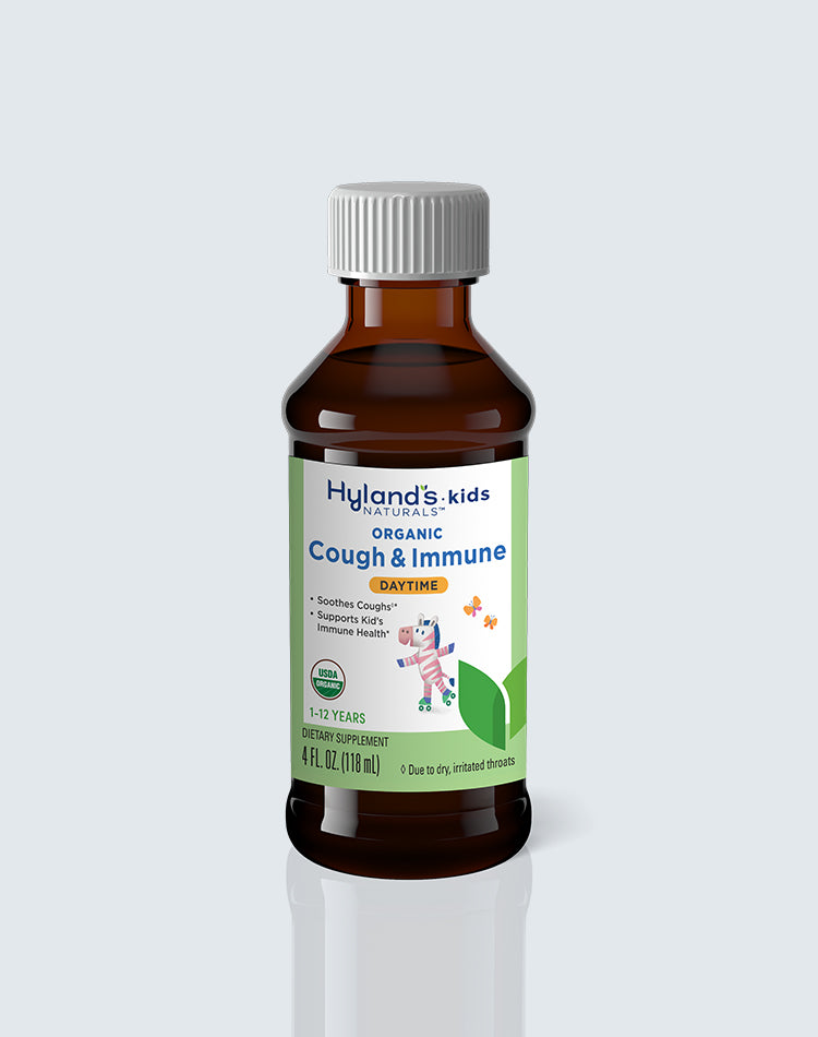 Kids Organic Cough & Immune container.