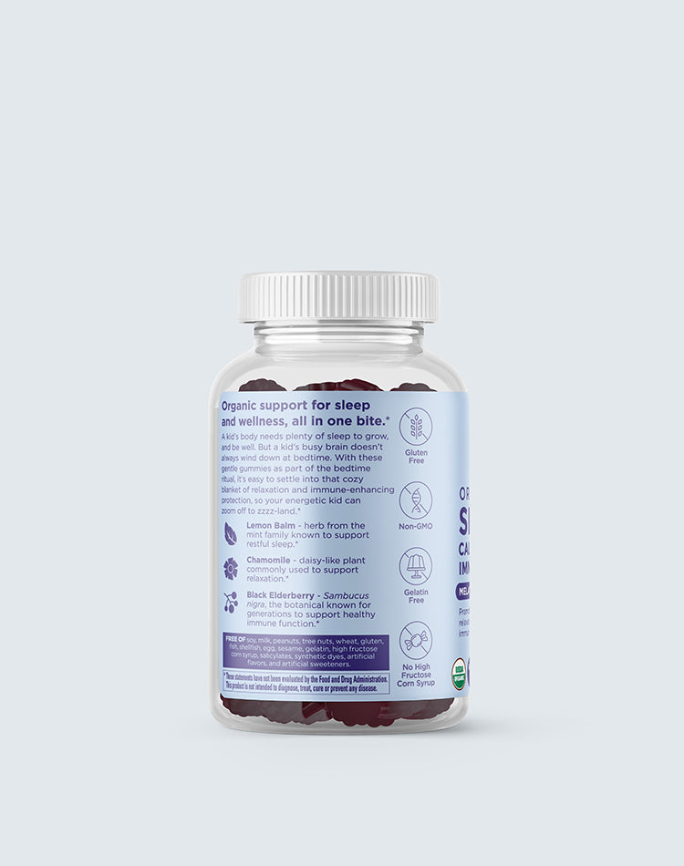 Organic Kids Sleep Calm + Immunity Gummies