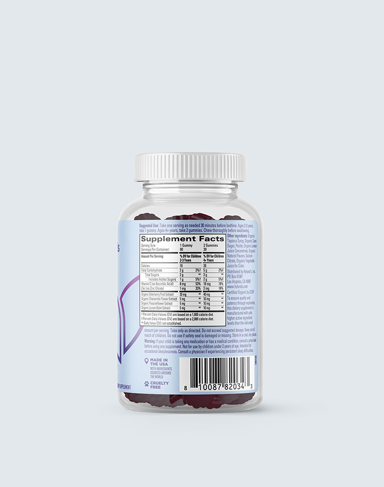 Organic Kids Sleep Calm + Immunity Gummies