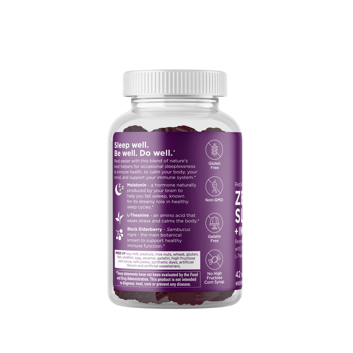 Zen Sleep + Immunity Restorative Sleep Gummies