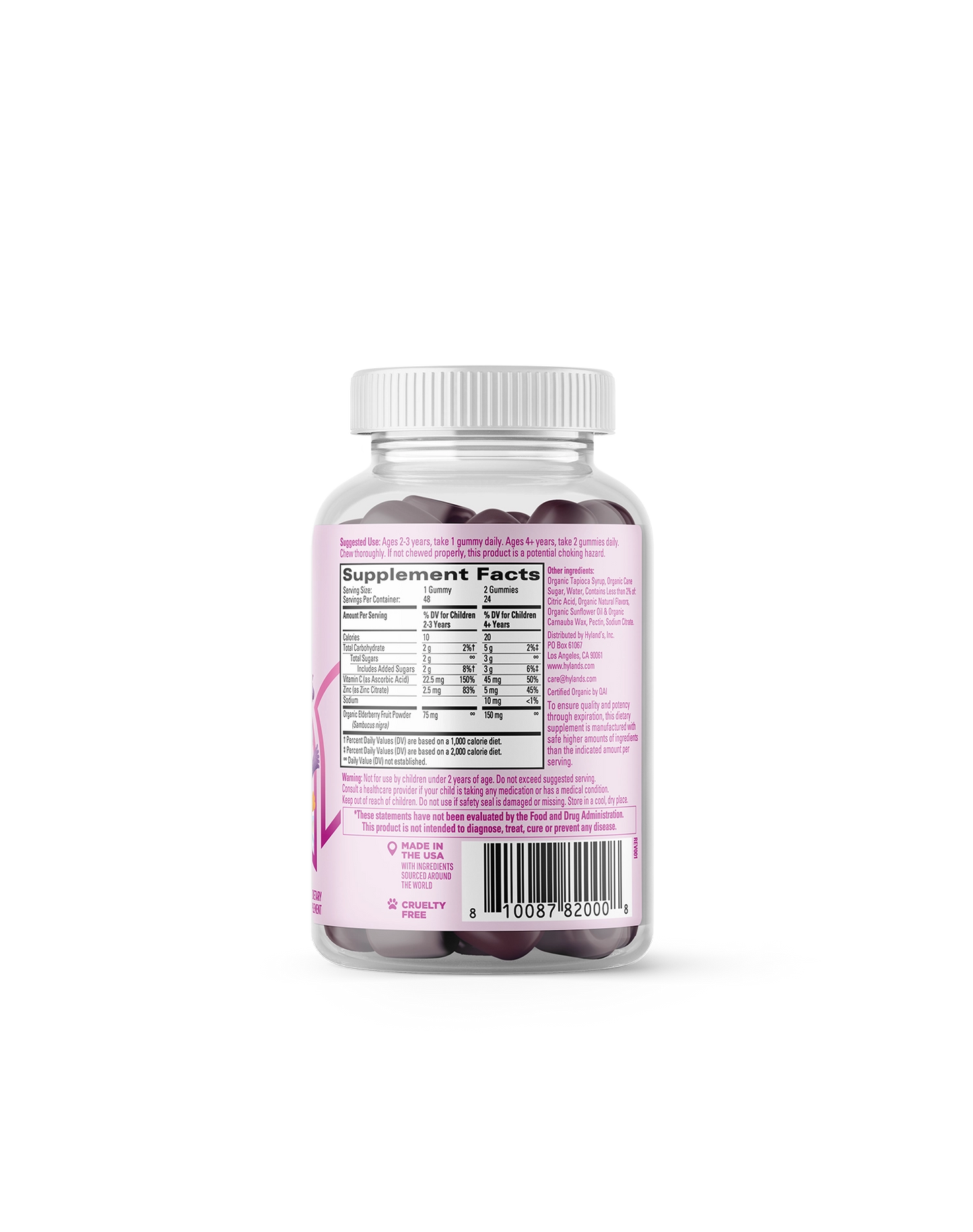 Organic Kids Elderberry Plus Gummies