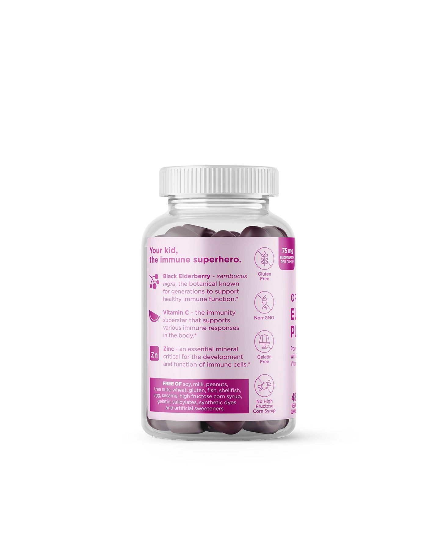 Organic Kids Elderberry Plus Gummies